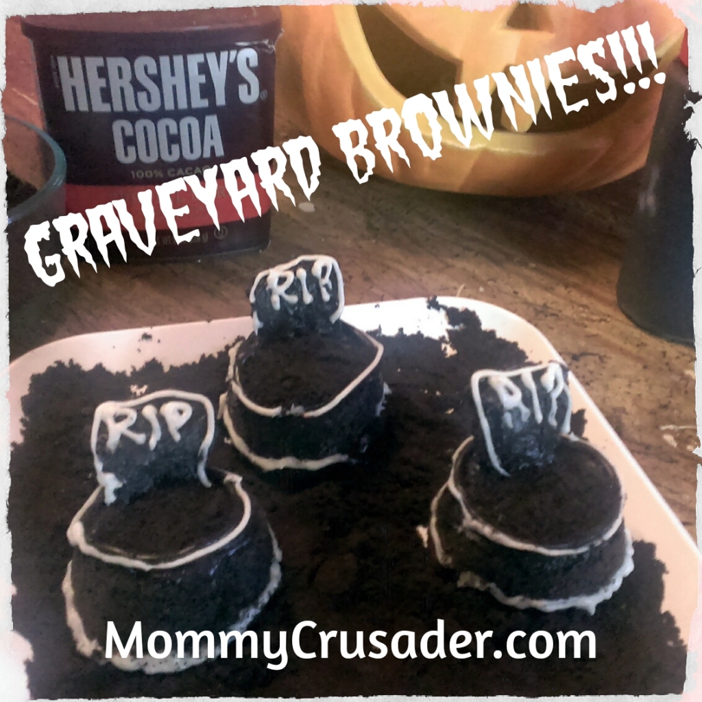 Graveyard Brownies | MommyCrusader.com