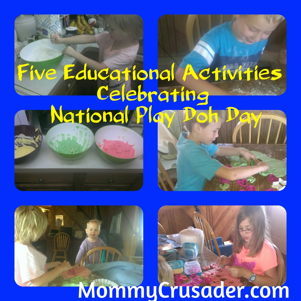 Five Educational Activities Celebrating National Play Doh Day | MommyCrusader.com