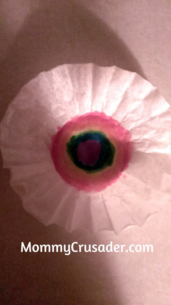 Coffee filter art | mommycrusader.com