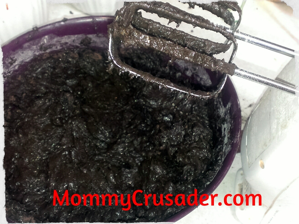 The Mixed Graveyard Brownie Batter. | MommyCrusader.com