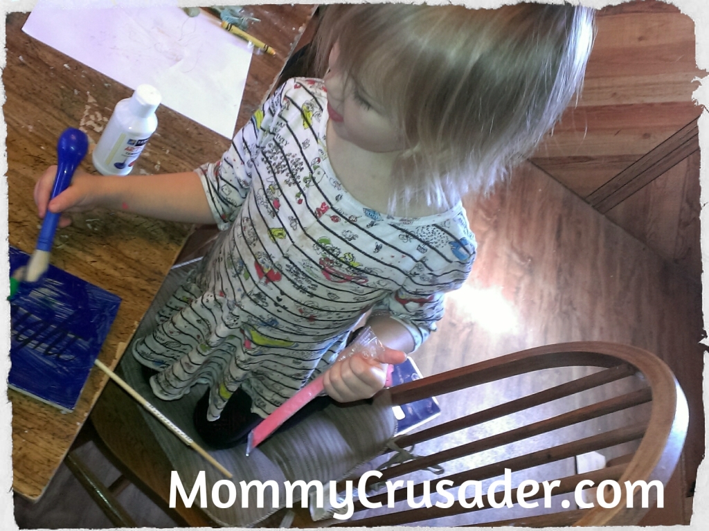 Starting the craft | MommyCrusader.com