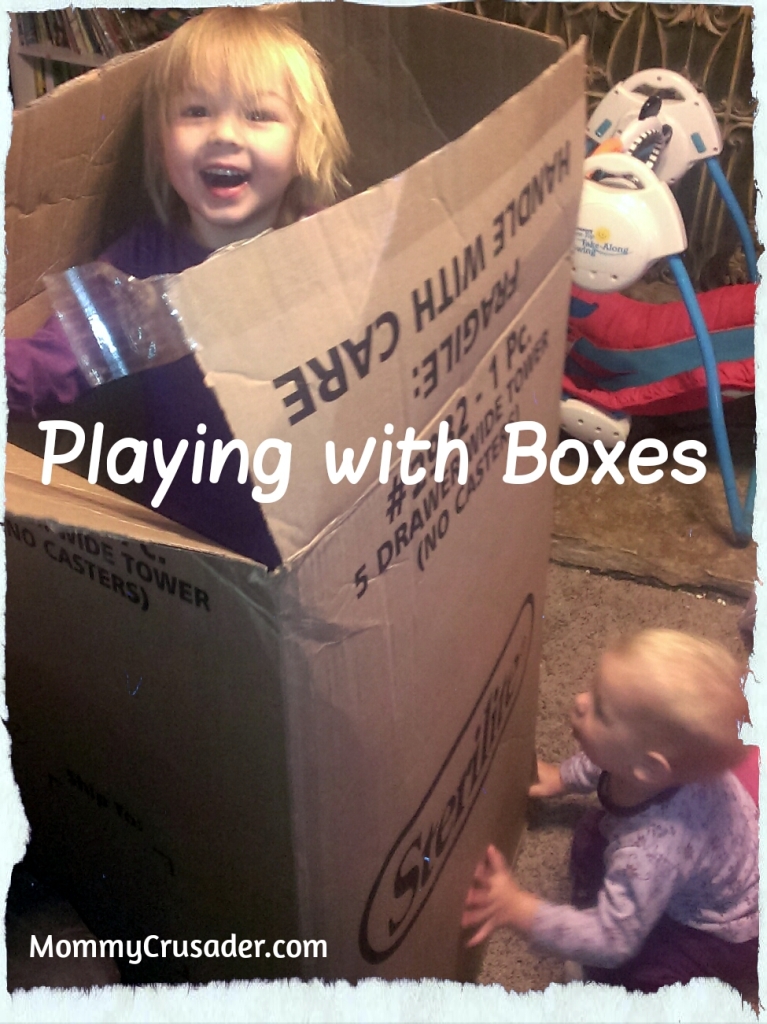 Playing with Boxes | MommyCrusader.com