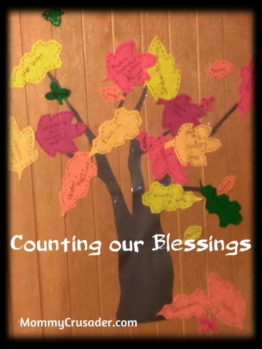 Counting our Blessings | MommyCrusader.com