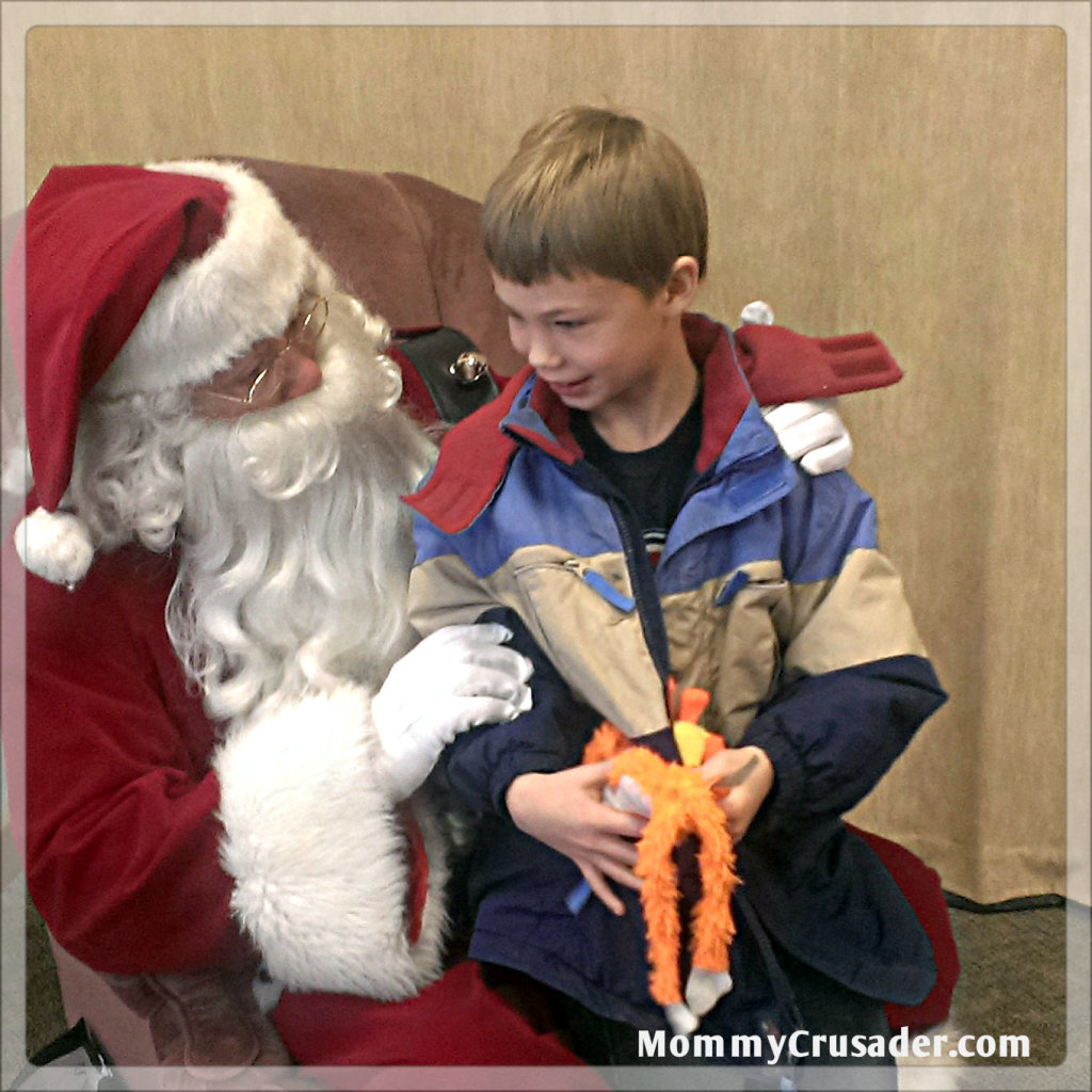 A  Visit with Santa | MommyCrusader.com