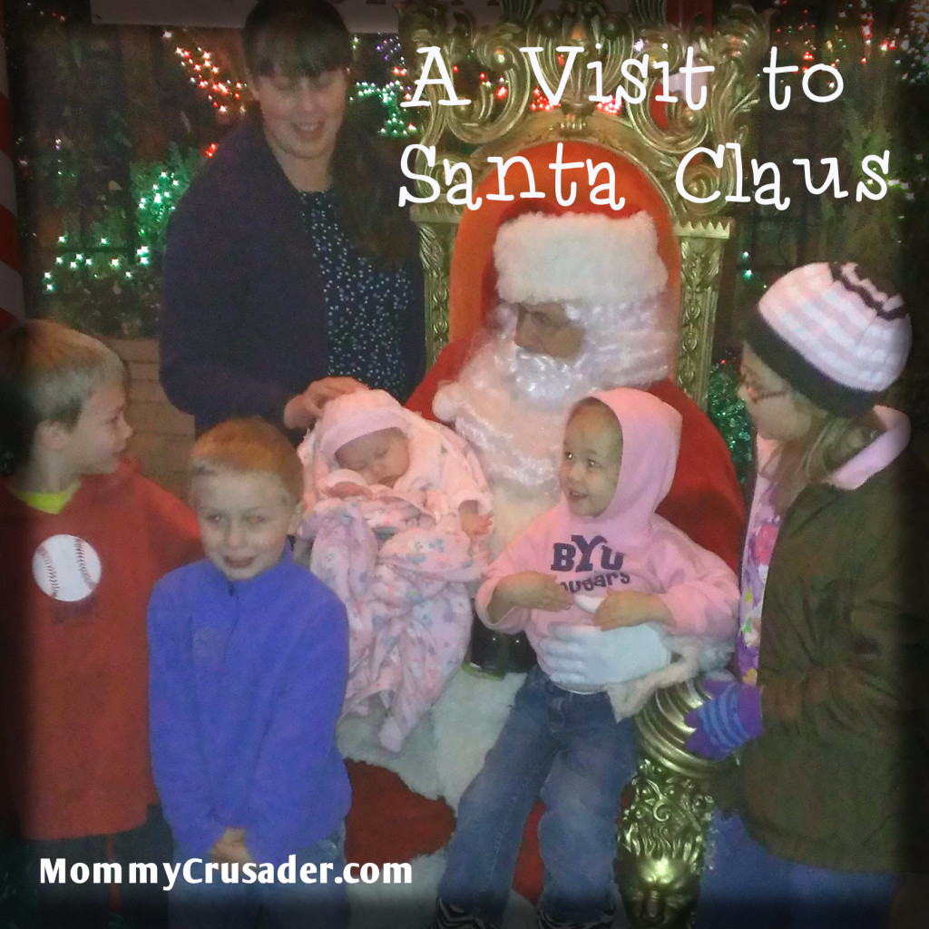 a visit to Santa Claus | MommyCrusader.com