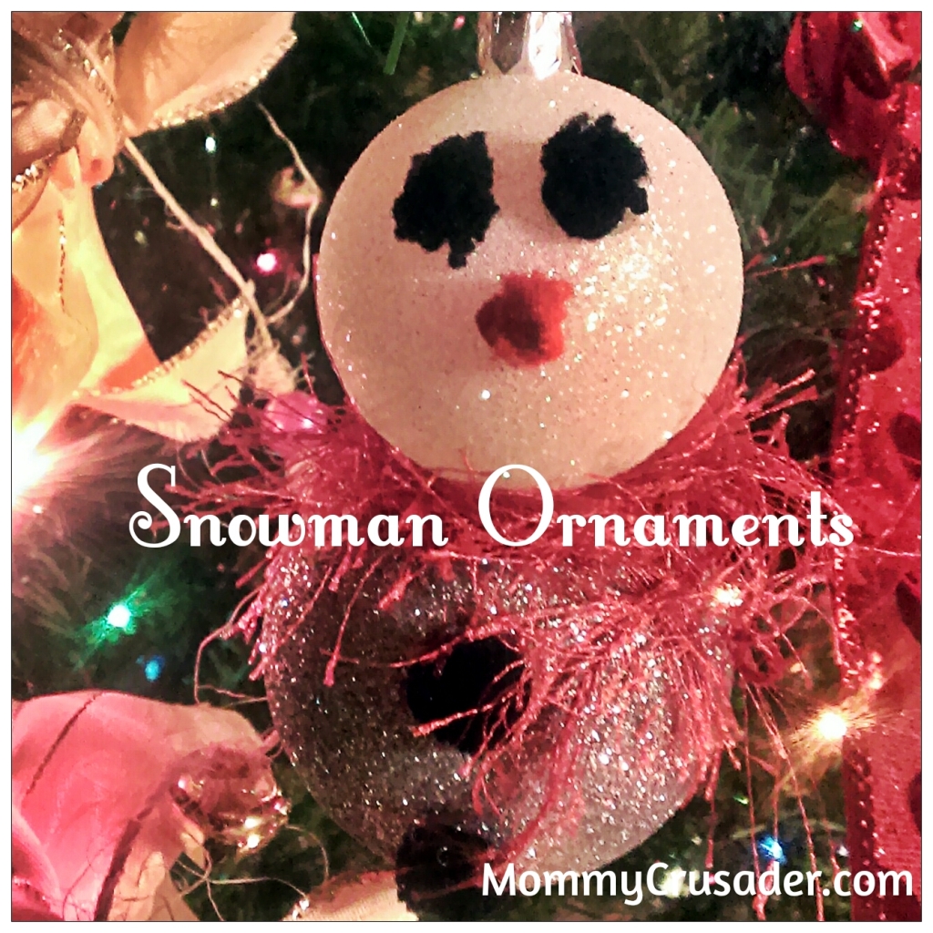Snowman Ornament | MommyCrusader.com