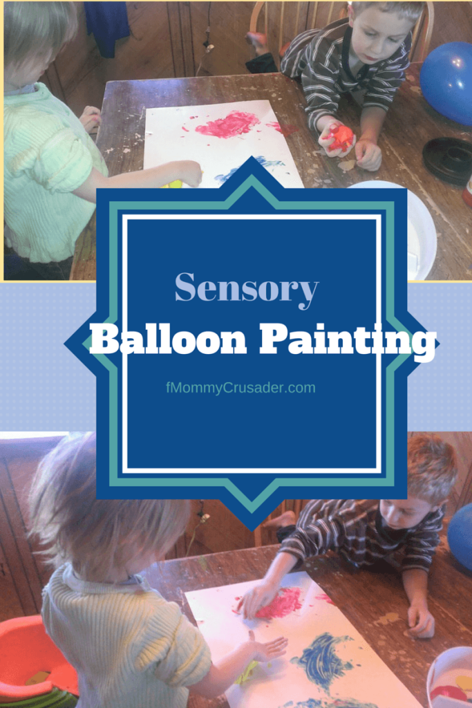 Sensory Balloon Painting | MommyCrusader..com