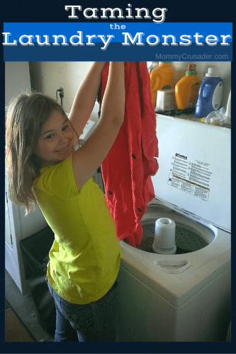 taming the laundry monster | MommyCrusader.com