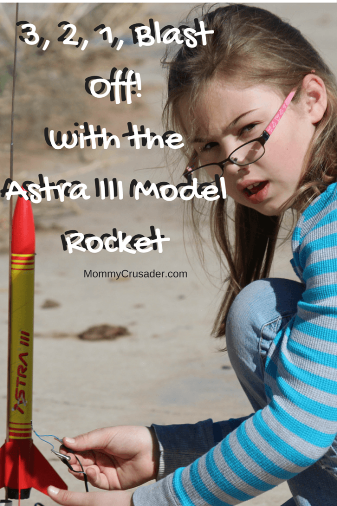 Our fourth grader got to finally use her Astra III model rocket and experience the thrill of sending things high into the sky. 